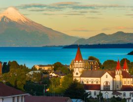 Lais Puzzle - Puerto Varas am Ufer des Llanquihue-Sees mit dem Vulkan Osorno im Hintergrund, X Region de Los Lagos, Chile - 1.000 Teile