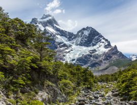 Lais Puzzle - Chile, Magallanes und die chilenische Antarktis, Ultima Esperanza, Torres del Paine, O-Circuit-Wanderung 130 km, Wander zum vorletzten Camp, Gletscher - 1.000 Teile