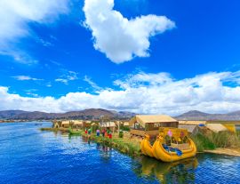 Lais Puzzle - Totora-Boot auf dem Titicaca-See nahe Puno, Peru - 1.000 Teile