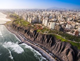 Lais Puzzle - Lima, Peru: Panoramablick auf Lima von Miraflores - 1.000 Teile