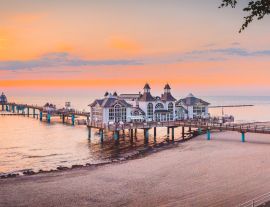 Lais Puzzle - Sellin Pier bei Sonnenaufgang, Ostsee, Deutschland - 1.000 Teile