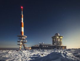 Lais Puzzle - Brocken im Harz (Berg mit Schnee - Nachtaufnahme - Winter) - 1.000 Teile