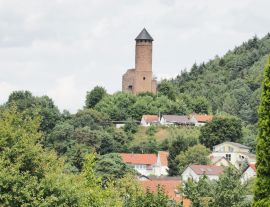 Lais Puzzle - Burg Kirkel – Burgruine im Saarland in Kirkel - 1.000 Teile