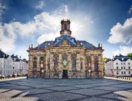 Lais Puzzle - Saarbrücken Ludwigskirche mit Ludwigsplatz Panorama - 1.000 Teile