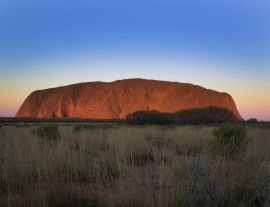 Lais Puzzle - Szenische Ansicht von des Ayers Rock Uluru gegen Himmel während Sonnenuntergang - 1.000 Teile