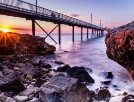 Lais Puzzle - Nightcliff Jetty Sonnenuntergang, Darwin, Nordterritorium, Australien - 1.000 Teile