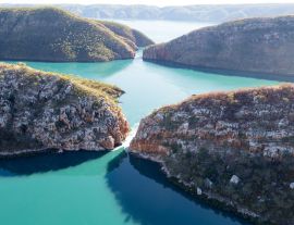 Lais Puzzle - Eine Luftaufnahme der Horizontal Falls in Talbot Bay, Kimberley, Australien - 1.000 Teile