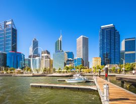 Lais Puzzle - Skyline von Perth in Westaustralien - 1.000 Teile