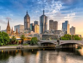 Lais Puzzle - Das zentrale Geschäftsviertel von Melbourne, Australien - 1.000 Teile