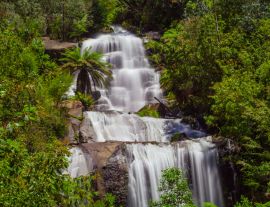 Lais Puzzle - Wunderschöne Fainter Falls im australischen Urwald. Kiewa Tal, Victoria, Australien - 1.000 Teile
