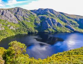 Lais Puzzle - Spektakulärer Blick über den Gletschersee und die schroffen Berge am Cradle Mt - Lake St Clair National Park, Tasmanien, Australien - 1.000 Teile