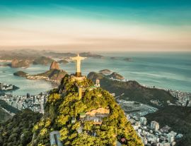 Lais Puzzle - Luftaufnahme der Botafogo-Bucht aus hohem Winkel, Rio de Janeiro - 1.000 Teile