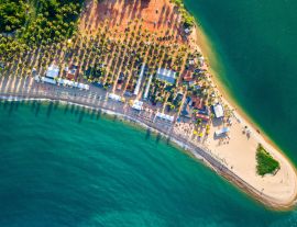 Lais Puzzle - Strand Natur Drohne Coqueiros Litoral Maceió, Alagoas, Brasilien - 1.000 Teile