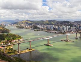 Lais Puzzle - Dritte Brücke (Terceira Ponte), Panoramablick auf Vitoria, Brasilien - 1.000 Teile