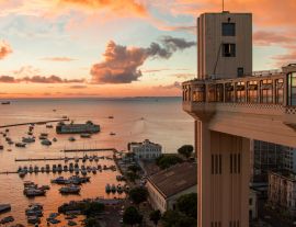 Lais Puzzle - Sonnenuntergang im Lacerda-Aufzug - Salvador Bahia, Brasilien - 1.000 Teile