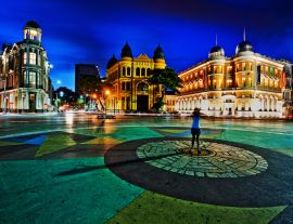 Lais Puzzle - Recife bei Nacht, Brasilien - 1.000 Teile