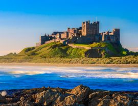 Lais Puzzle - Bamburgh Castle, Nordostküste von England - 1.000 Teile