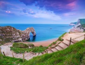 Lais Puzzle - Jurassic Coast von Dorset mit Durdle Door bei Sonnenaufgang, England - 1.000 Teile