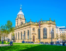 Lais Puzzle - Kathedrale von Saint Philip in Birmingham bei Sonnenuntergang, England - 1.000 Teile