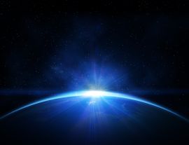 Lais Puzzle - Erde aus dem All im Sonnenaufgang - 1.000 Teile