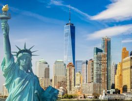 Lais Puzzle - Stadtbild von New York, Freiheitsstatue, untere Skyline von Manhattan - 1.000 Teile