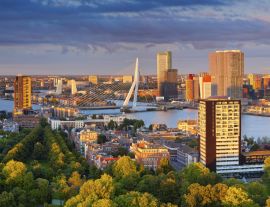 Lais Puzzle - Rotterdam im Sonnenuntergang - 1.000 Teile