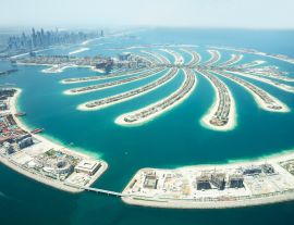 Lais Puzzle - Blick auf Palm Island in Dubai - 1.000 Teile