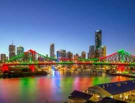 Lais Puzzle - Brisbane mit Story Bridge in Australien bei Nacht - 1.000 Teile