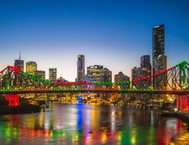 Lais Puzzle - Brisbane mit der Story Bridge in Australien bei Nacht - 1.000 Teile
