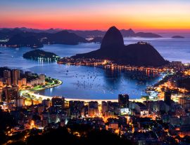 Lais Puzzle - Rio de Janeiro kurz vor Sonnenaufgang, Lichter der Stadt und der Zuckerhut - 1.000 Teile