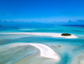 Lais Puzzle - Polynesien Cook-Insel Aitutaki-Lagune tropisches Paradies Luftaufnahme - 1.000 Teile