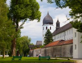 Lais Puzzle - Klosterkirche auf der Fraueninsel, Chiemsee, Bayern - 1.000 Teile