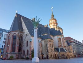 Lais Puzzle - Nikolaikirche mit Nikolaisäule in Leipzig, Sachsen - 1.000 Teile