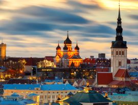 Lais Puzzle - Tallinn. Die Alexander-Newski-Kathedrale auf dem Toompea-Hügel - 1.000 Teile