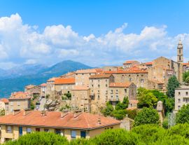 Lais Puzzle - Das Dorf Sartene mit Steinhäusern im traditionellen korsischen Stil - 1.000 Teile