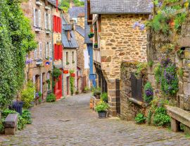 Lais Puzzle - Jerzual-Straße, Dinan, Bretagne, Frankreich - 1.000 Teile