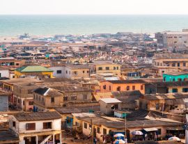 Lais Puzzle - Ghana Dorf Luftaufnahme Westafrika - 1.000 Teile