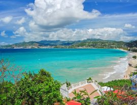 Lais Puzzle - Blick auf die Grand Anse Bucht mit tropischem Strand auf der Insel Grenada, Karibikregion der Kleinen Antillen - 1.000 Teile