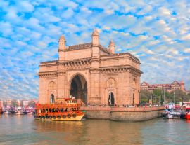 Lais Puzzle - Das Gateway of India und Boote vom Hafen aus gesehen - Mumbai, Indien - 1.000 Teile