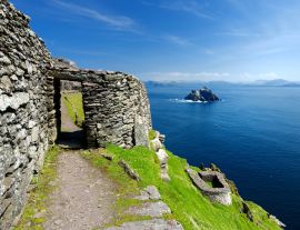 Lais Puzzle - Skellig Michael oder Great Skellig, Heimat der Ruinen eines christlichen Klosters. Bewohnt von einer Vielzahl von Seevögeln. UNESCO-Welterbestätte, Irland - 1.000 Teile