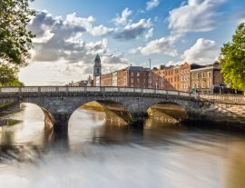 Lais Puzzle - Saint Paul's Church und der Fluss Liffey in Dublin, Irland - 1.000 Teile