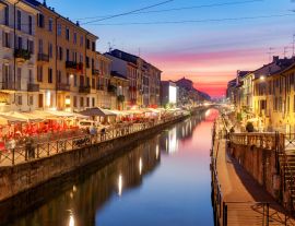 Lais Puzzle - Mailand. Kanal Naviglio Grande - 1.000 Teile