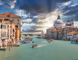 Lais Puzzle - Alte Kathedrale Santa Maria della Salute in Venedig, Italien bei Sonnenuntergang - 1.000 Teile