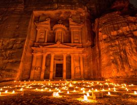 Lais Puzzle - Petra bei Nacht, Jordanien - 1.000 Teile