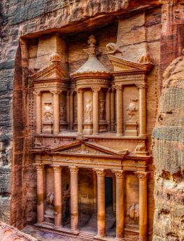 Lais Puzzle - Al Khazneh Grabmal auch Schatzkammer genannt in Petra, Jordanien - 1.000 Teile