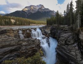 Lais Puzzle - Athabasca Falls und Berg - 1.000 Teile