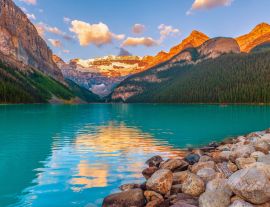 Lais Puzzle - Lake Louise bei Sonnenuntergang. Banff National Park. Alberta. Kanada - 1.000 Teile