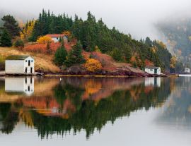Lais Puzzle - Ruhiger Herbstmorgen in Trinity Bay, Neufundland und Labrador, Kanada - 1.000 Teile