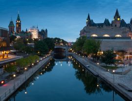 Lais Puzzle - Ottawa Stadt in Kanada mit Lichtern - 1.000 Teile