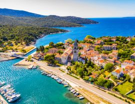 Lais Puzzle - Historische Stadt Osor mit Brücke zwischen den Inseln Cres und Losinj, Kroatien - 1.000 Teile